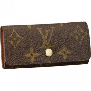 Louis Vuitton M62631 Monogram Canvas 4 Key Holder Khaki GL02304