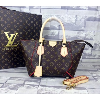 Louis Vuitton Monogram Canvas Caissa Tote BB Bag M41807 Apricot GL00415