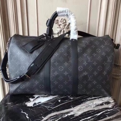 Louis Vuitton Monogram Canvas Keepall 41418 black GL03025