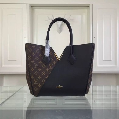 Louis Vuitton Monogram Canvas KIMONO Tote Bag 40460 Black GL00748