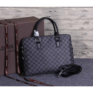 Louis Vuitton monogram canvas tote bag 41612 black GL02930