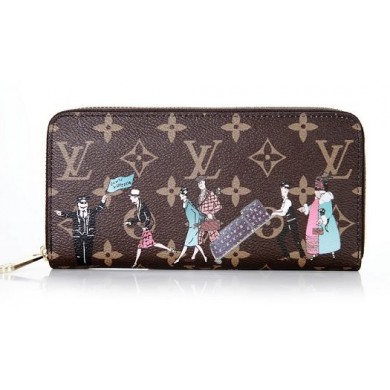 Louis Vuitton Monogram Canvas Zippy Wallet Illustre M60291 GL01157