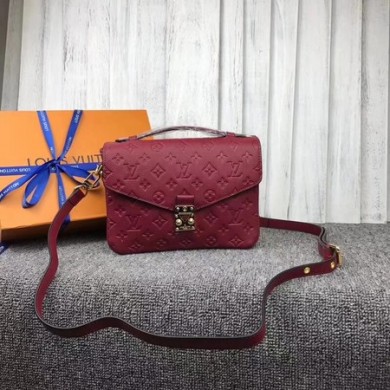 Louis Vuitton Monogram Empreinte Tote Bag M40780 wine GL03396