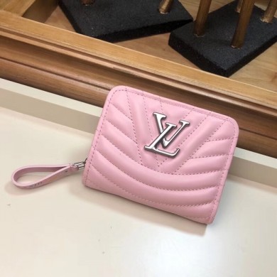 LOUIS VUITTON NEW WAVE COMPACT WALLET M63789 pink GL01853