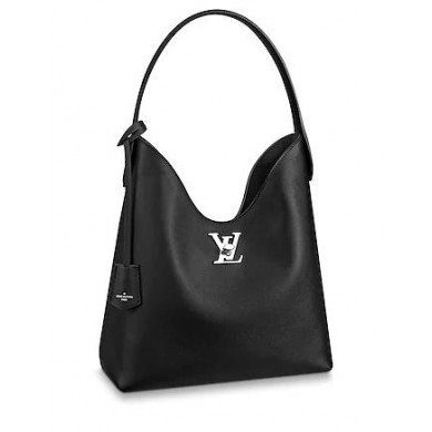 Louis vuitton original LOCKME HOBO M52776 Noir GL04643