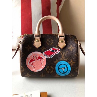 Louis vuitton original monogram canvas nano speedy N61252 GL04612