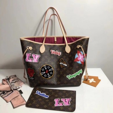 Louis vuitton original monogram canvas NEVERFULL MM M43988 GL04539