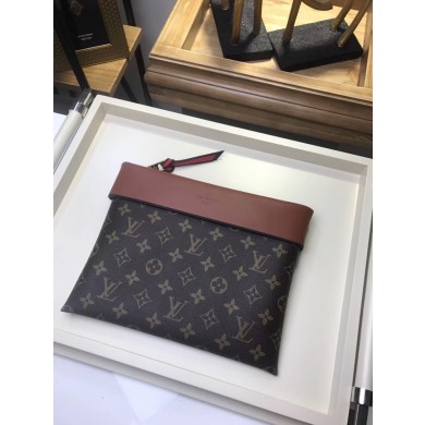 Louis vuitton original POCHETTE TUILERIES M64035 brown GL04005