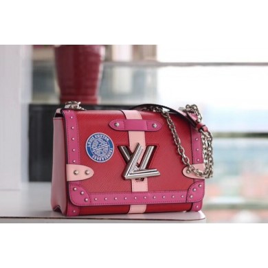 Louis Vuitton TWIST MM M50296 red GL03055