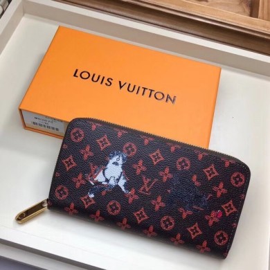 Louis Vuitton ZIPPY WALLET M63875 orange GL02225