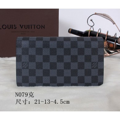 Luxury Fake 2014 Louis Vuitton N079 black GL01192