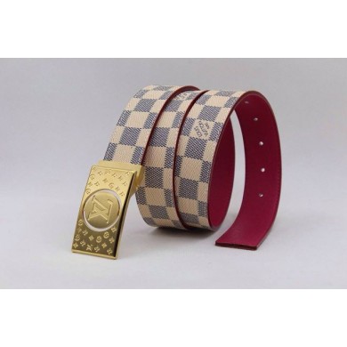 Replica 2015 Louis Vuitton belts 9981 rice white Belts GL02339