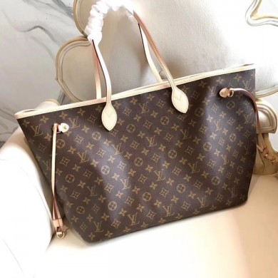 Replica Louis Vuitton Monogram Canvas Original NEVERFULL GM M40990 red GL03338