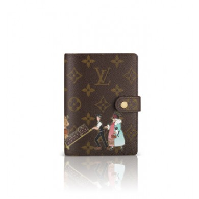 Replica Louis Vuitton Monogram Canvas Small Ring Agenda Cover Illustre 21127 GL00844