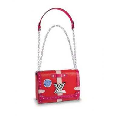 Replica Louis vuitton original TWIST MM M54281 red GL02848