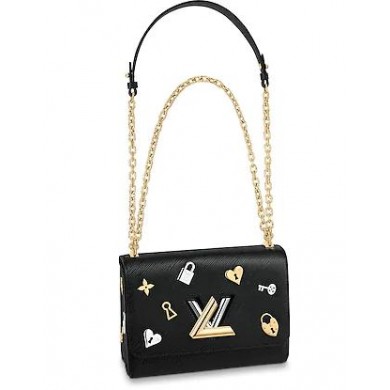 Replica Louis Vuitton TWIST MM M52890 Noir GL00261