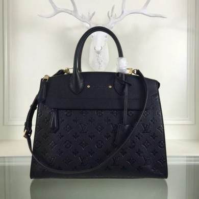 Top Louis Vuitton Monogram Empreinte Pont Neuf MM M41748 Noir GL03142