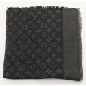 2015 Louis Vuitton scarf gold line 100-6 black Scarf GL03337