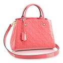 AAA Replica Louis Vuitton Monogram Vernis Montaigne BB M50187 Rose Litchi GL00119