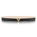 Best Quality Louis Vuitton Epi Calf Leather Essenitial V 30MM Belt M9021W Black GL03511