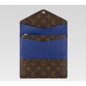 Designer Louis Vuitton handbag monogram canvas josephine wallet m60164 (blue) GL02096