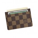 Imitation Fashion Louis Vuitton Damier Ebene Canvas Simple Card Holder N61722 GL00492