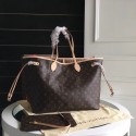 Knockoff Louis Vuitton Monogram Canvas Original NEVERFULL GM M40990 apricot GL04137