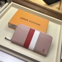 Knockoff Louis Vuitton original Epi leather ZIPPY WALLET M62983 pink GL02946