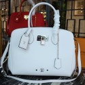 Knockoff Louis Vuitton Veau Nuage Leather Milla MM M51685 White GL01107