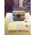 Louis Vuitton Damier Canvas Pochette Wallet 60211 White GL04067