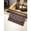 Louis Vuitton Damier canvas wallet M63544 wine GL02328