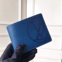 Louis Vuitton EPI leather Wallet 63514 blue GL01219