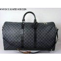 Louis Vuitton handbag damier graphite canvas keepall bandouliere n41413 GL04569