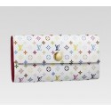 Louis Vuitton handbag monogram multicolore white sarah wallet m93745 (figue lining) GL02926