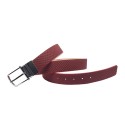 Louis Vuitton LV Initiales Suede Leather Belt M3248S Red GL04205