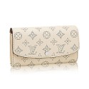 Louis Vuitton Mahina Leather Iris Wallet M60177 Ivory GL01621