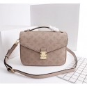 Louis Vuitton Mahina Leather POCHETTE METIS M40780 apricot GL02391