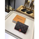 Louis vuitton monogram canvas flore wallet 64587 red GL04401