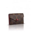 Louis Vuitton Monogram Canvas Marie Wallet M93802 red GL00062