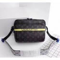 Louis vuitton monogram canvas messenger 43845 black GL03190