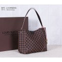 Louis Vuitton Monogram Damier Ebene Canvas Caissa HOBO Bag 41555 Pink GL03753