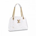 LOUIS VUITTON NEW WAVE CHAIN TOTE M51978 white GL03607