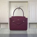 Louis Vuitton original leather embossing tote bag 50438 purple GL03522