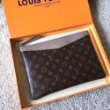 Louis vuitton original Monogram Canvas DAILY POUCH M62048 grey GL04581