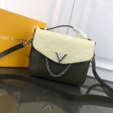 Louis Vuitton Should V Bag Saddle M53382 green&white GL01136