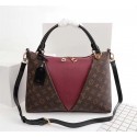 Louis Vuitton V TOTE MM M43949 Bordeaux Red GL00635