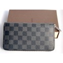 Louis Vuitton Wallet N60017 Damier Graphite Zippy black GL00091