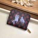 Louis Vuitton Zippy Coin Purse M63884 red GL00682