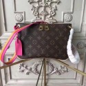 New Louis vuitton lorette Original monogram canvas handbags M44053 rose GL01881