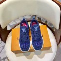 Replica AAAAA Louis Vuitton RUN AWAY SNEAKER LV903SY blue GL01886